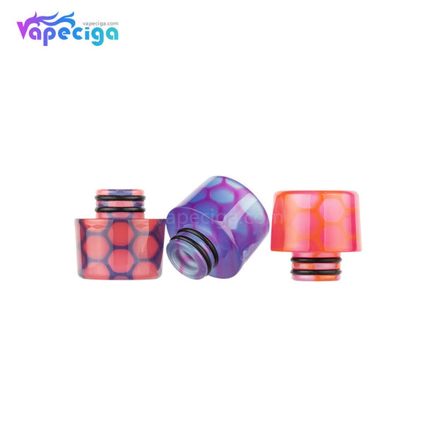 REEVAPE AS250WY Universal 510 Resin Replacement Drip Tip 3 Colors Display