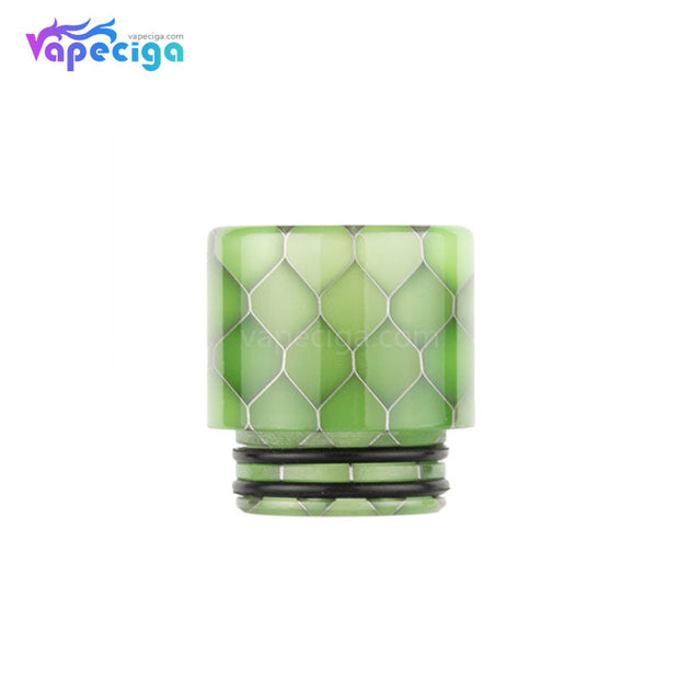 Green REEVAPE AS249SY Universal 810 Resin Replacement Drip Tip