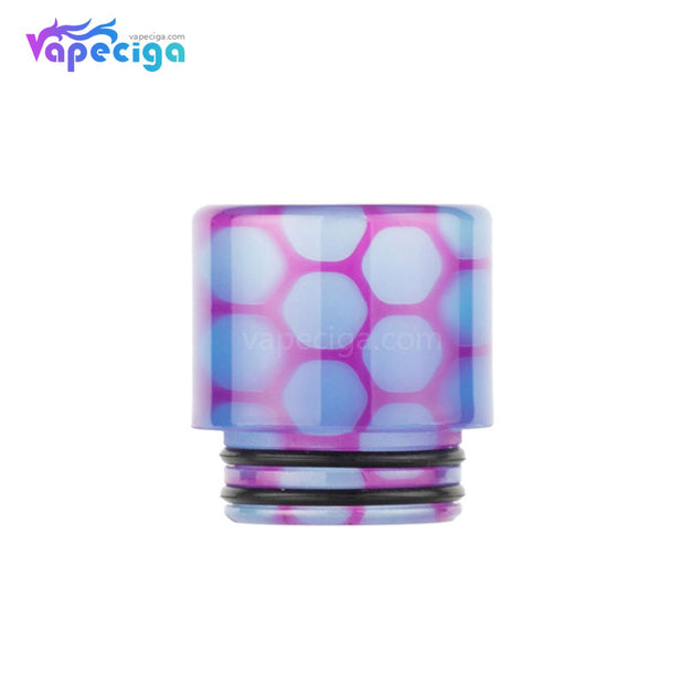Blue REEVAPE AS252WY  Universal 810 Resin Replacement Drip Tip