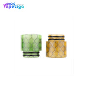Green & Yellow REEVAPE AS249SY Universal 810 Resin Replacement Drip Tip