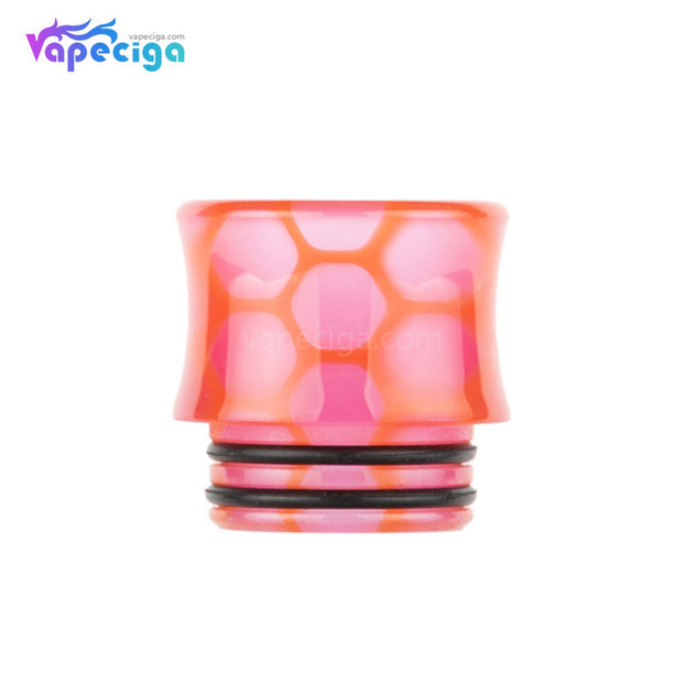 Red REEVAPE AS251WY  Universal 810 Resin Replacement Drip Tip