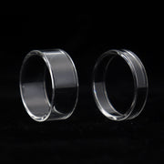 YUHETEC Glass Replacement Tank Tube for Geekvape PEERLESS RDTA 4ml/2ml 2PCs