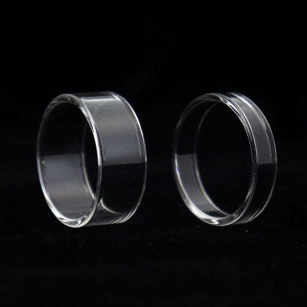 YUHETEC Glass Replacement Tank Tube for Geekvape PEERLESS RDTA 4ml/2ml 2PCs