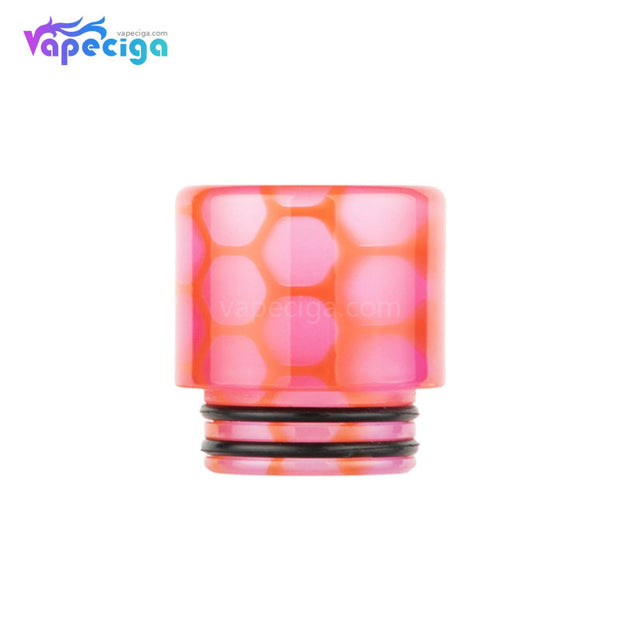 Red REEVAPE AS252WY  Universal 810 Resin Replacement Drip Tip