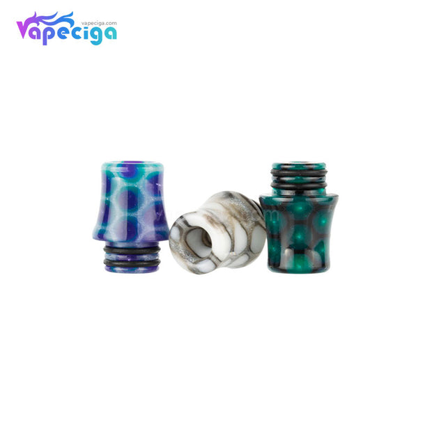 REEVAPE AS254SR 510 Resin Replacement Drip Tip 3 Colors Display
