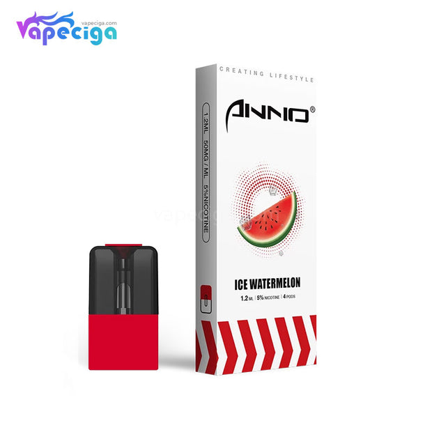 ANNO Basic Replacement Pre-filled Pod Cartridge 1.2ml 4 PCs Watermeloon
