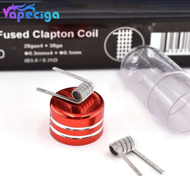 ThunderHead Creations THC Artemis RDTA Replacement Ni80 4-Core Fused Clapton Coil10 PCS