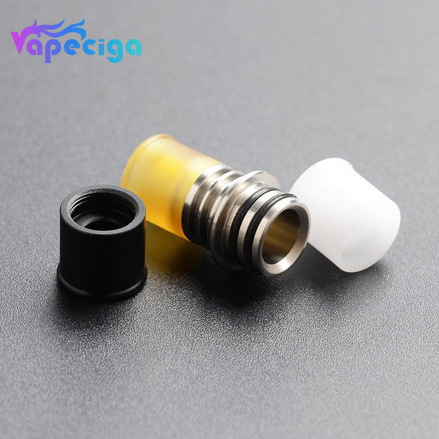 CG DRIP TIP 510 Base Deck + 3 Mouthpiece Drip Tip + 6 Airflow Insert Set
