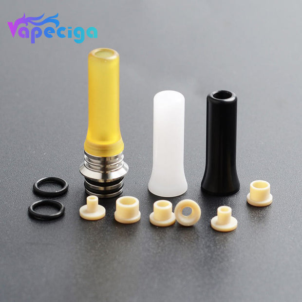 CG DRIP TIP 510 Base Deck + 3 Mouthpiece Drip Tip + 6 Airflow Insert Set