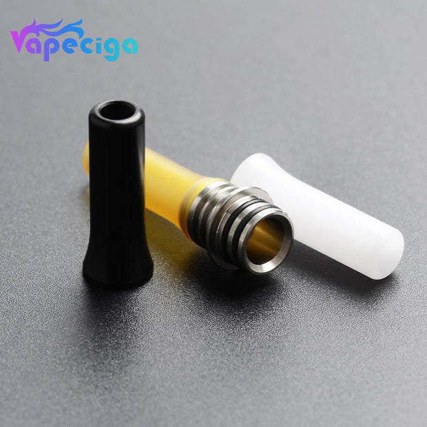 CG DRIP TIP 510 Base Deck + 3 Mouthpiece Drip Tip + 6 Airflow Insert Set