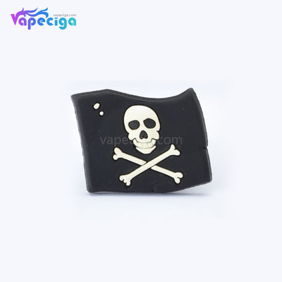 Black Skull Cartoon Silicone Vape Band for Atomizer / Pod System 18mm