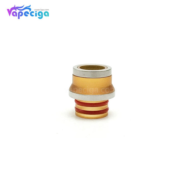 Coppervape 510 Drip Tip for Hussar Project X Style RTA Yellow + Silver