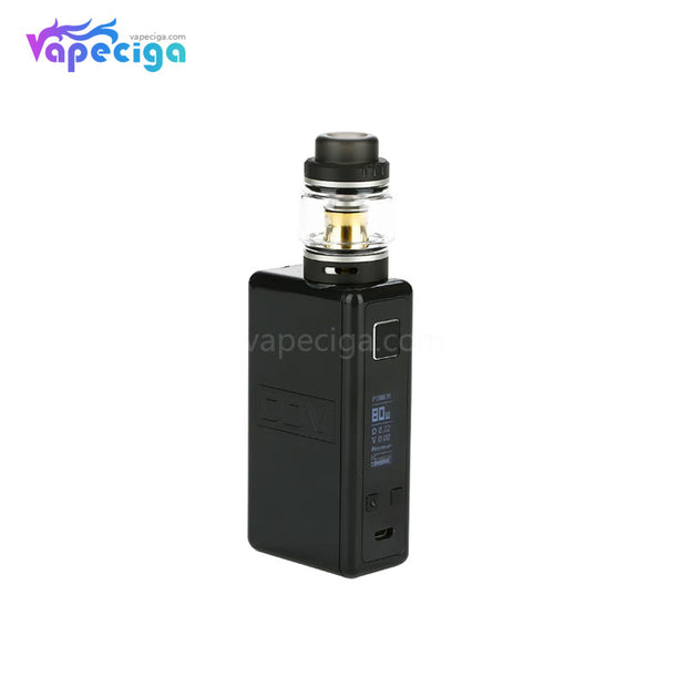 DEJAVU DJV Neon TC Box Mod Kit 80W 4.5ml Black