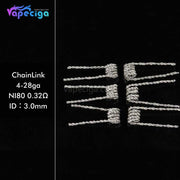 DOVPO 7-in-1 Ni80 Pre-built Coil 42PCs