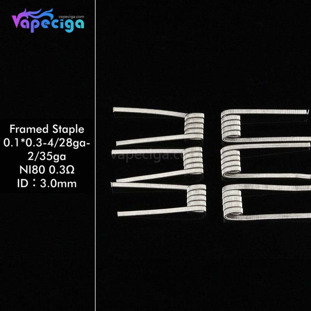 DOVPO 7-in-1 Ni80 Pre-built Coil 42PCs