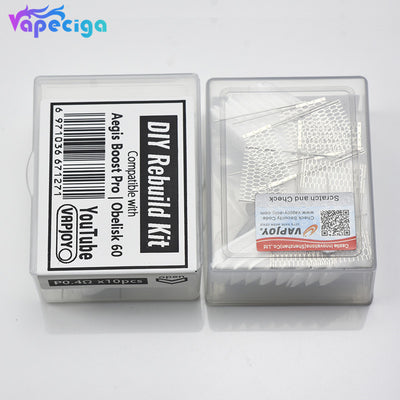 VAPJOY DIY Rebuild Kit for Boost Pro 0.4ohm