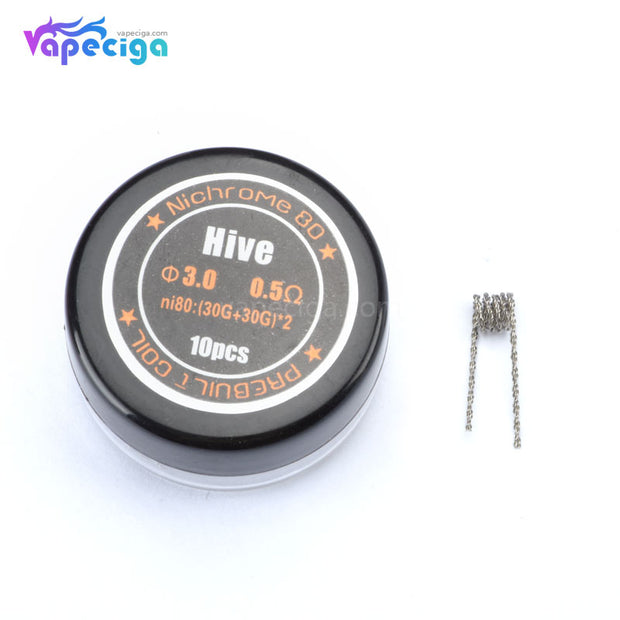 Hive Ni80 Prebuilt Coil 0.5ohm 10PCs