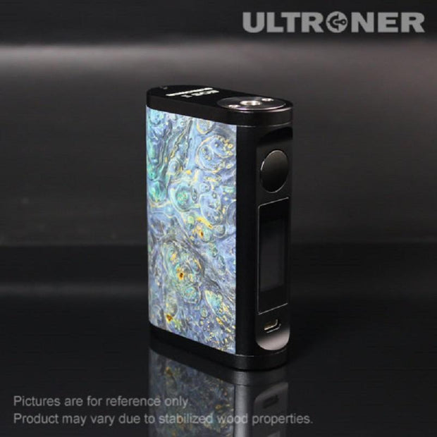 ULTRONER EOS II 180W TC Box Mod Stabilized Wood Blue