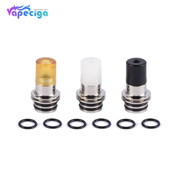 KS DRIP TIP Style POM / PEI + Stainless Steel 510 Drip Tip Black Jam Edition