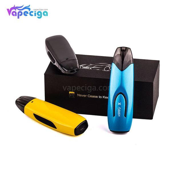 Kamry X Vape Pod System Starter Kit 650mAh 2ml Display