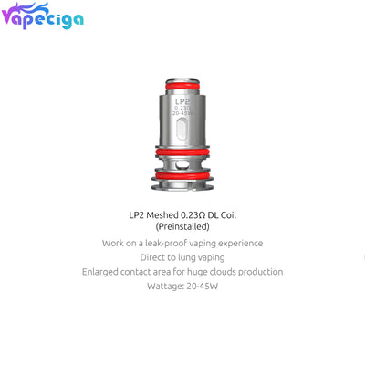 LP2 Meshed 0.23ohm /DC 0.6ohm Coil for SMOK RPM 4 Pod Mod Kit (5PCS)