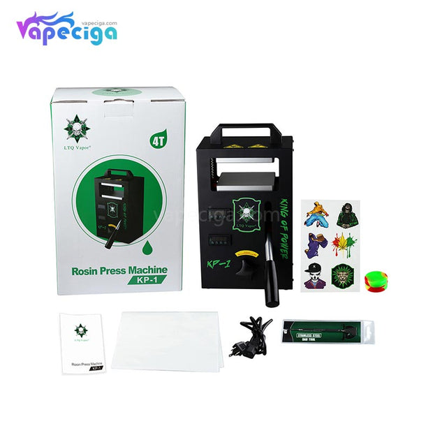 LTQ Vapor KP-1 Rosin Press Machine EU / US Plug Package Contents