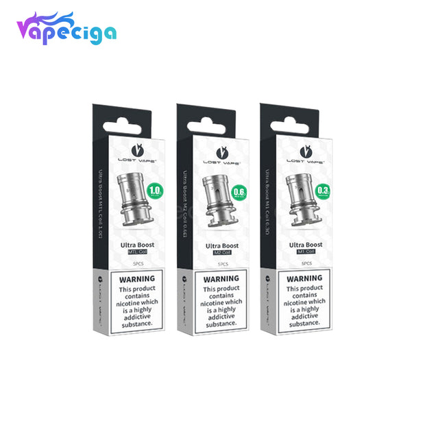 Lost Vape Ultra Boost M1 / M2 / MTL Coil 5PCs