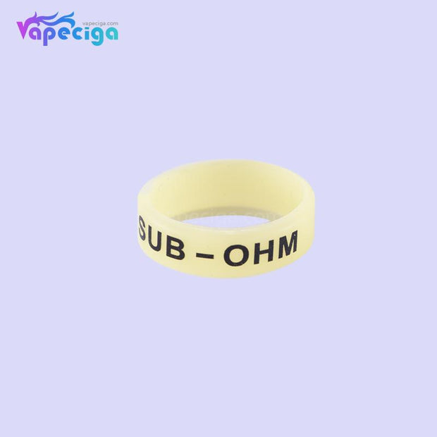 Luminous Anti-slip Silicone Beauty Ring for Tank 22*7mm 20PCs