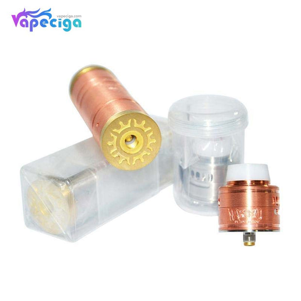Masterpiece Style 18650 / 20700 Mech Mod Kit with Warhead Style RDA