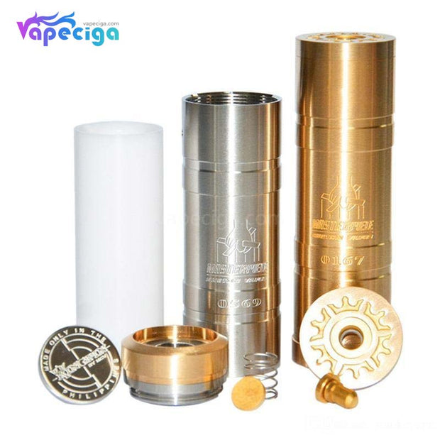 Masterpiece Style 18650 / 20700 Mech Mod Kit with Warhead Style RDA