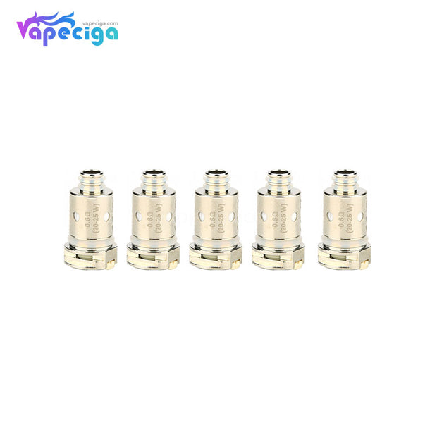 Silver Nevoks Lusty Replacement Regular Coil Head 0.6ohm 5PCs 20-25W