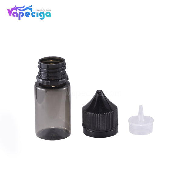 PE Semi-transparent Black Dropper Bottle 30ml 5PCs