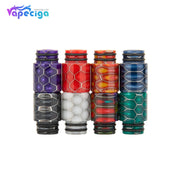 REEVAPE AS104SS Straight Resin 510 Drip Tip with Double Washer 8 Colors Available