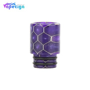 Purple REEVAPE AS104SS Straight Resin 510 Drip Tip with Double Washer