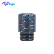 Blue REEVAPE AS104SS Straight Resin 510 Drip Tip with Double Washer