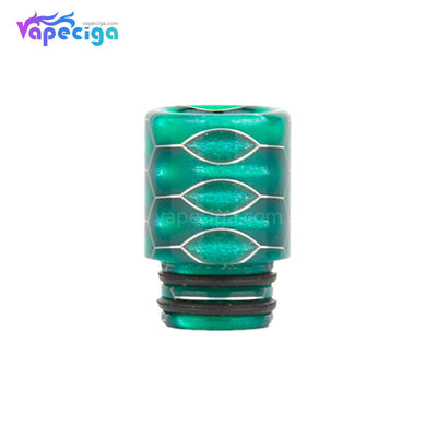 Green REEVAPE AS104SS Straight Resin 510 Drip Tip with Double Washer