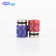 REEVAPE AS104S Straight Resin + Stainless Steel 510 Drip Tip with Single Washer - 2 Colors Display