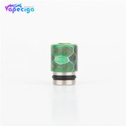 REEVAPE AS104S Straight Resin + Stainless Steel 510 Drip Tip with Single Washer - Dark Green