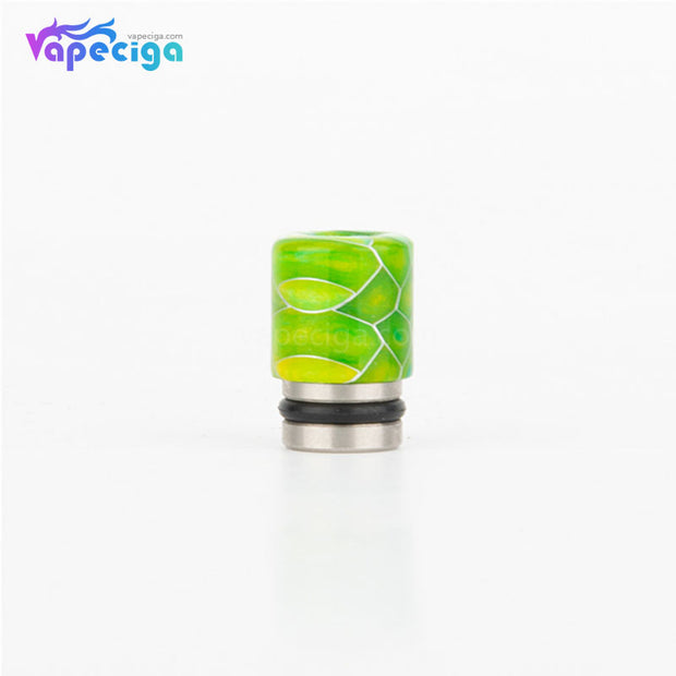 REEVAPE AS104S Straight Resin + Stainless Steel 510 Drip Tip with Single Washer - Grass Green