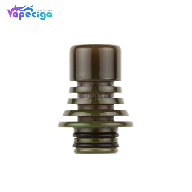 REEVAPE AS275W Resin 510 Discoloring Drip Tip Dark Green