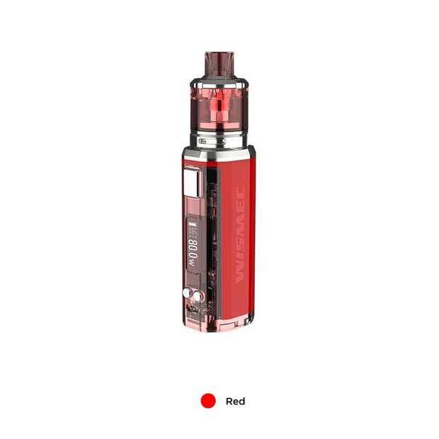 Red WISMEC SINUOUS V80 80W TC Kit