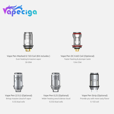 SMOK Replacement Coil Head for SMOK Vape Pen V2 Kit 5PCS