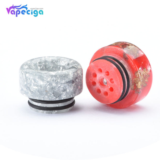 Resin 810 Drip Tip with Oil-splash Mesh Display