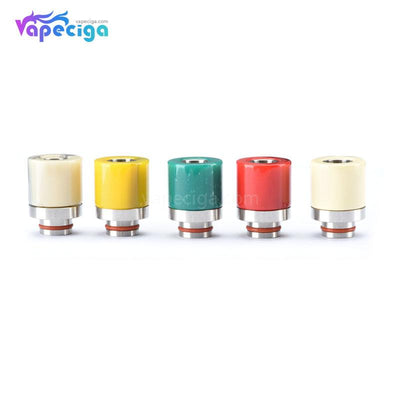 Resin + Stainless Steel 510 Drip Tip 5 Optional Colors