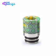 Resin + Stainless Steel Honeycomb 510 Drip Tip with Dual Washer