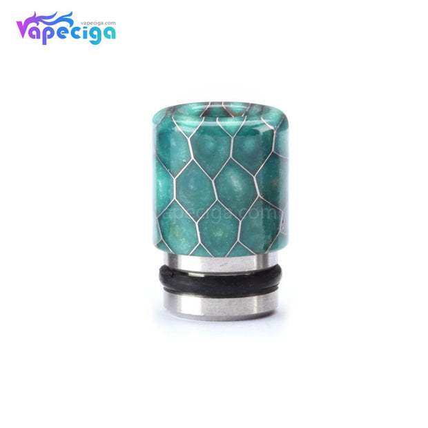 Resin + Stainless Steel Honeycomb 510 Drip Tip with Single Washer