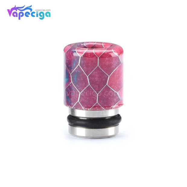 Resin + Stainless Steel Honeycomb 510 Drip Tip with Single Washer