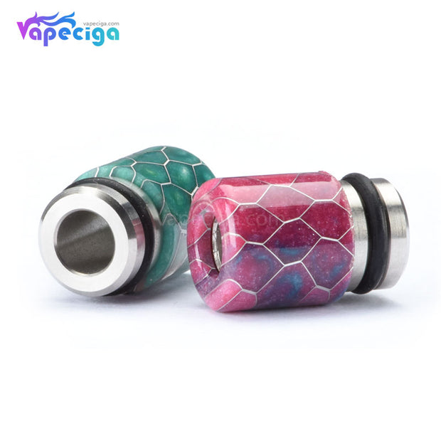 Resin + Stainless Steel Honeycomb 510 Drip Tip with Single Washer