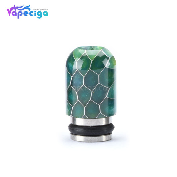 Resin + Stainless Steel Honeycomb Poland 510 Drip Tip Real Shots