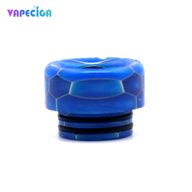 Resin Wide Bore 810 Drip Tip 4PCs Blue
